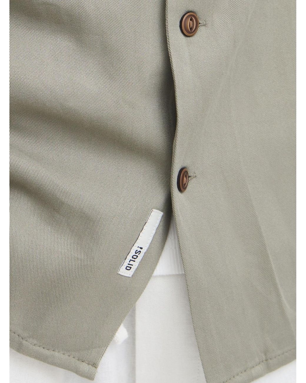 Solid Kurzarmhemd Sdpablo in Gray für Herren