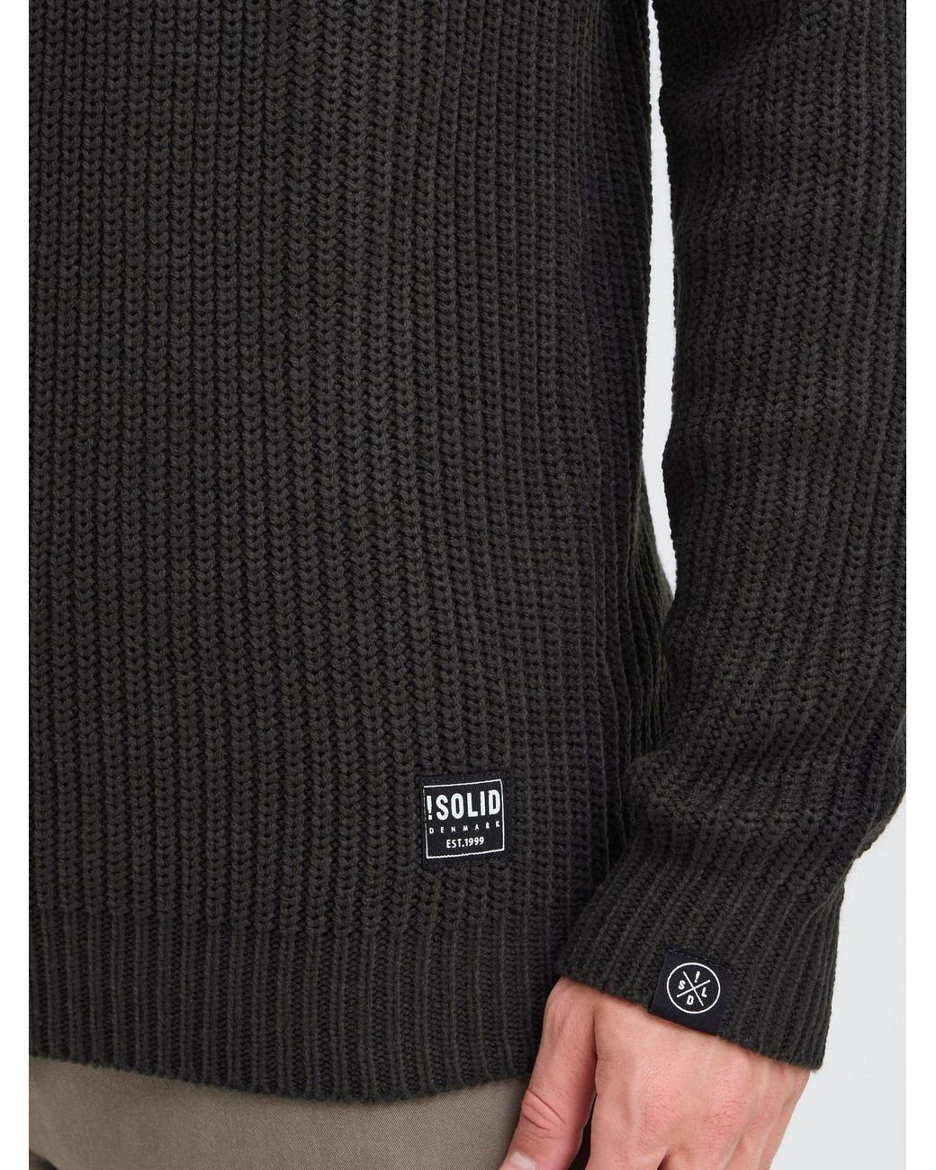 Solid Pullover Sdaron in Black für Herren