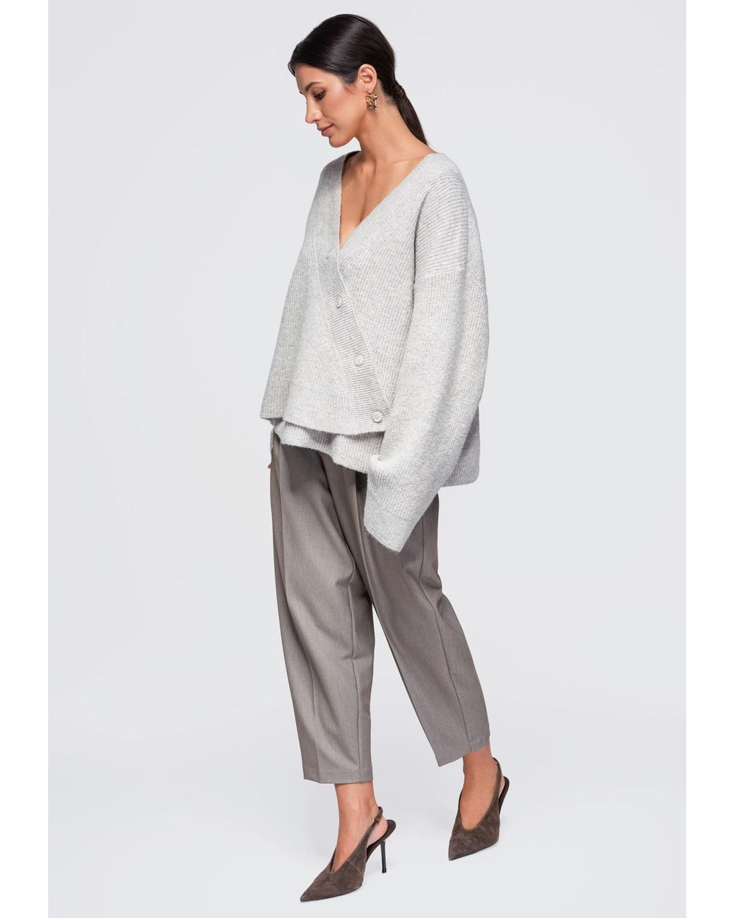 Ombre Gray Pullover