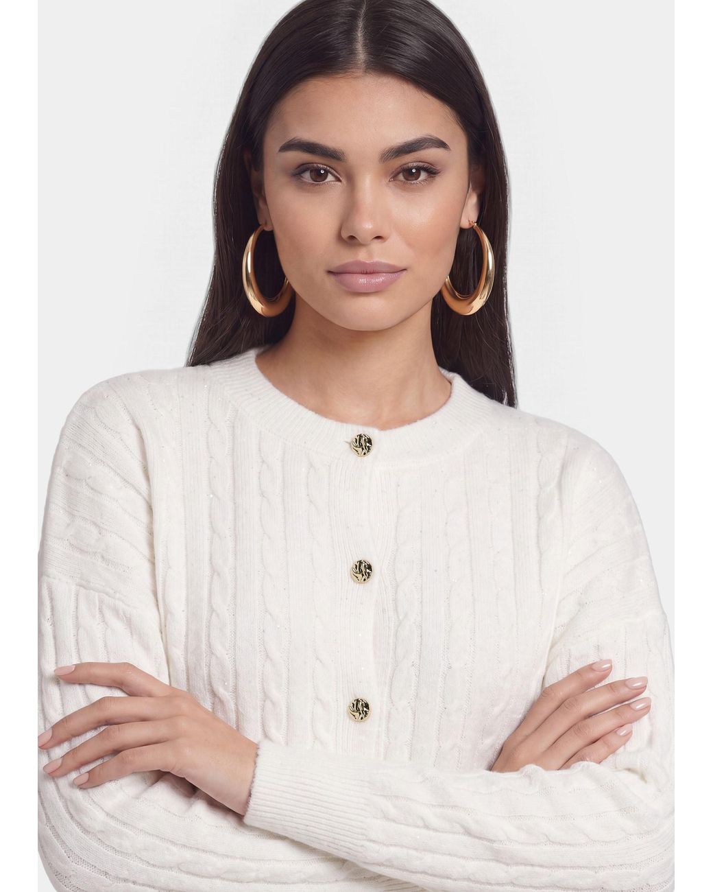 faina White Pullover