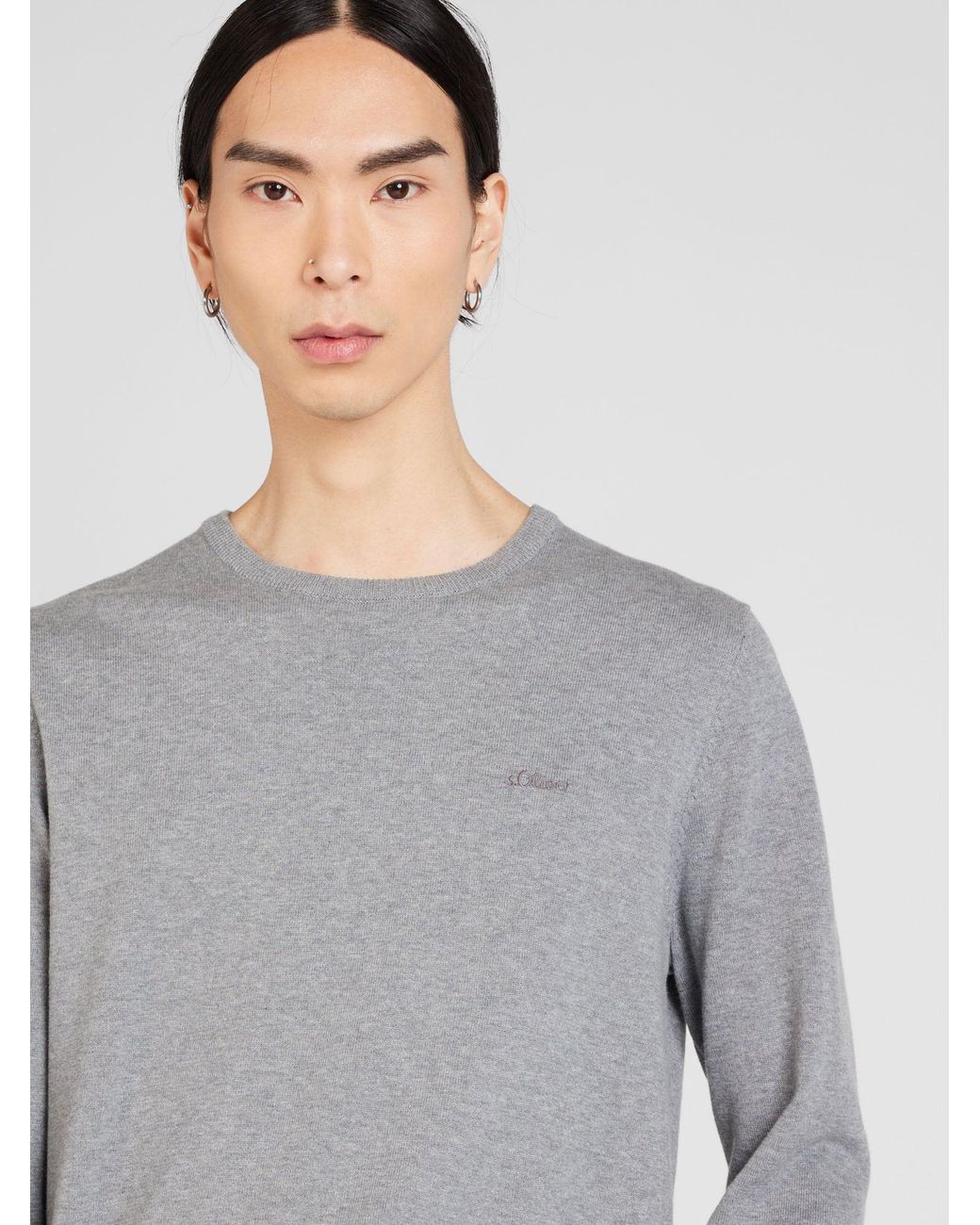 S.oliver Pullover in Gray für Herren