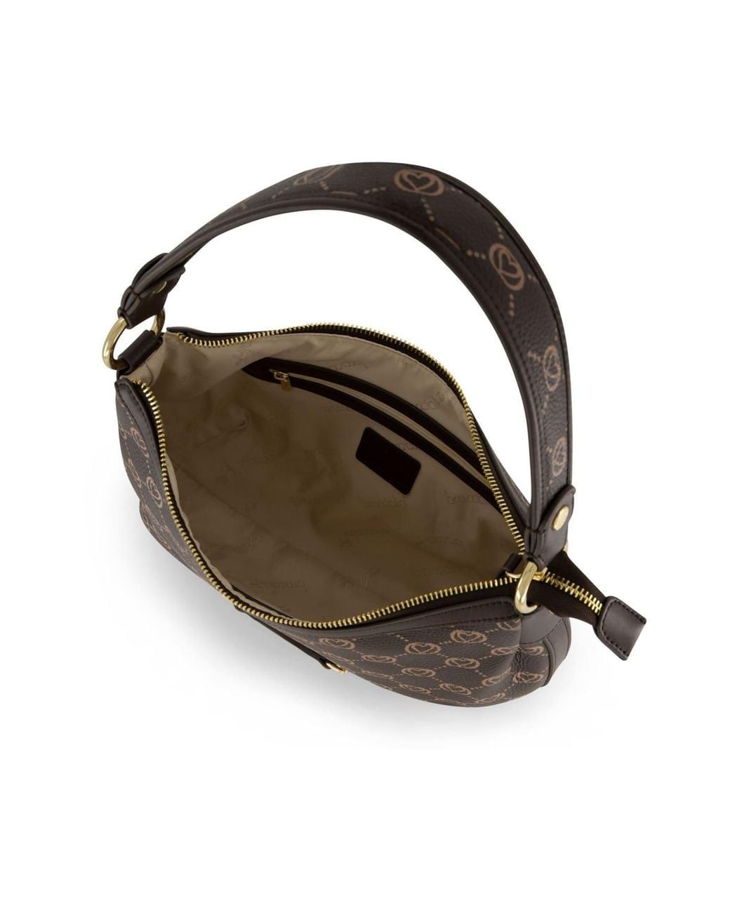 Braccialini Brown Schultertasche Monogram
