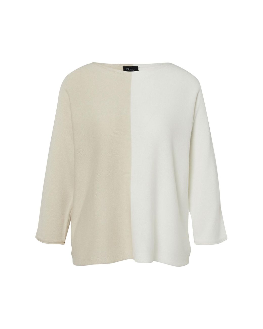S.oliver White Oliver Label Pullover