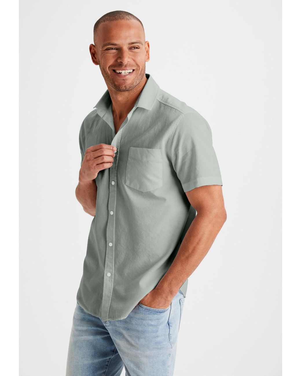 H.i.s. Hemd in Gray für Herren