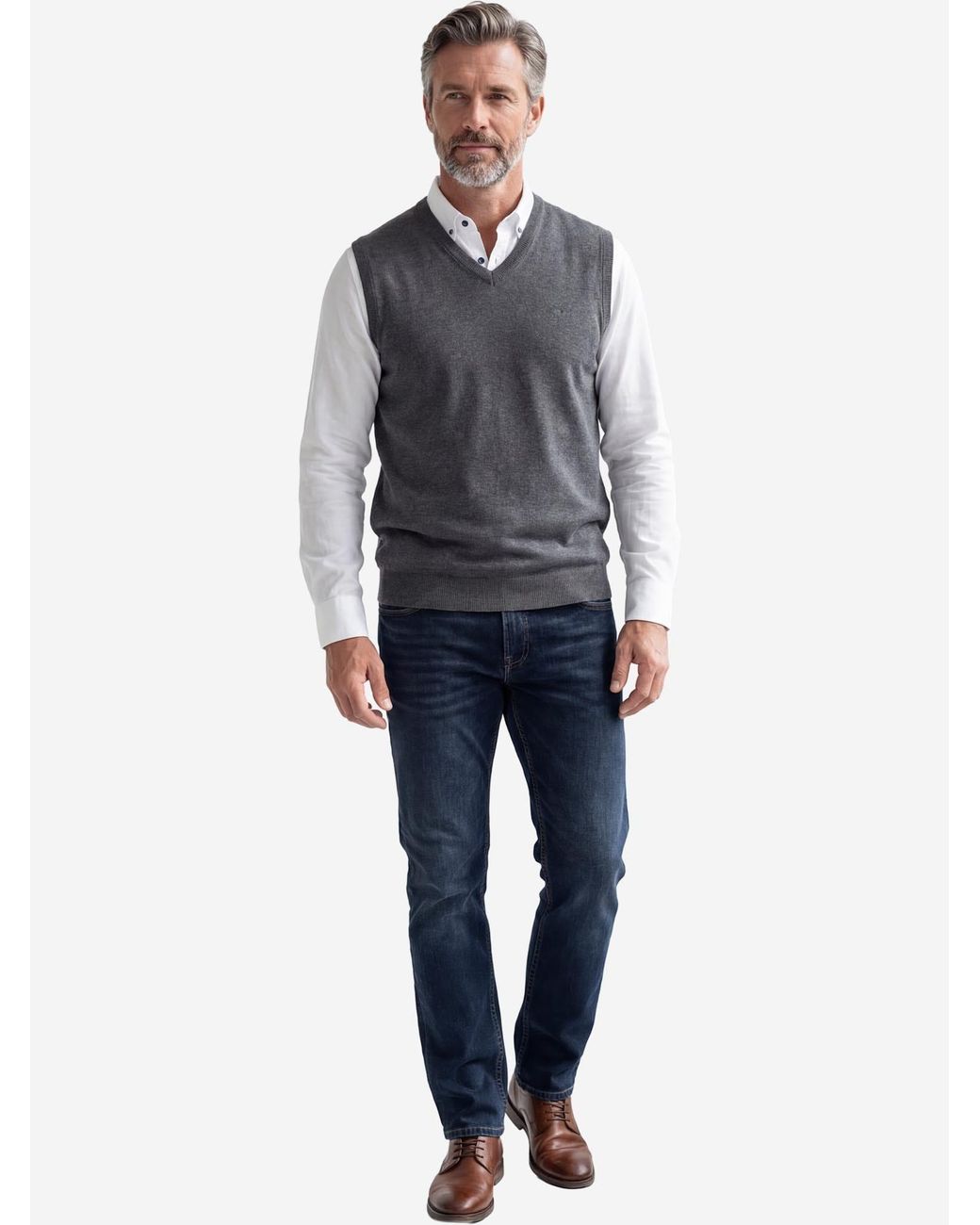 Redmond Pullover Basic in Black für Herren