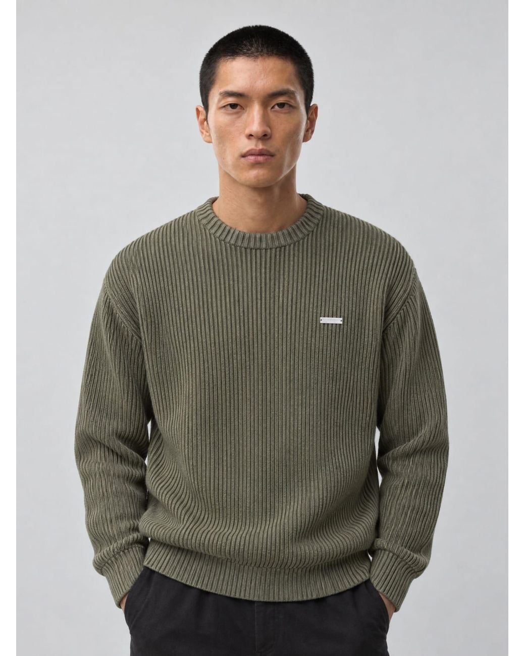 Lowkey Pullover in Green für Herren
