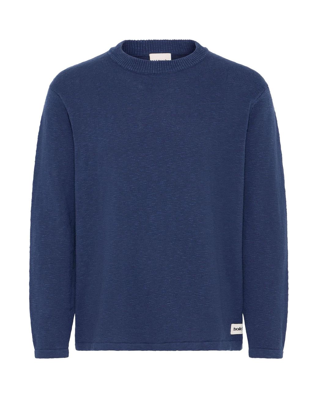 Solid Strickpullover Sdustin in Blue für Herren