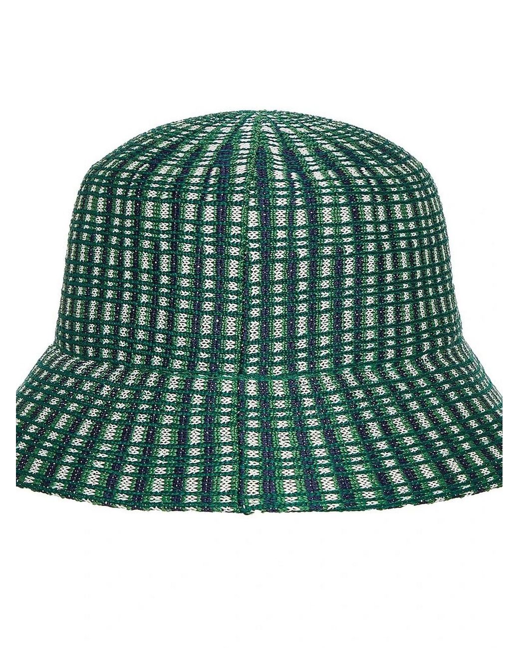 Kangol Green Hut Prep Plaid Bucket
