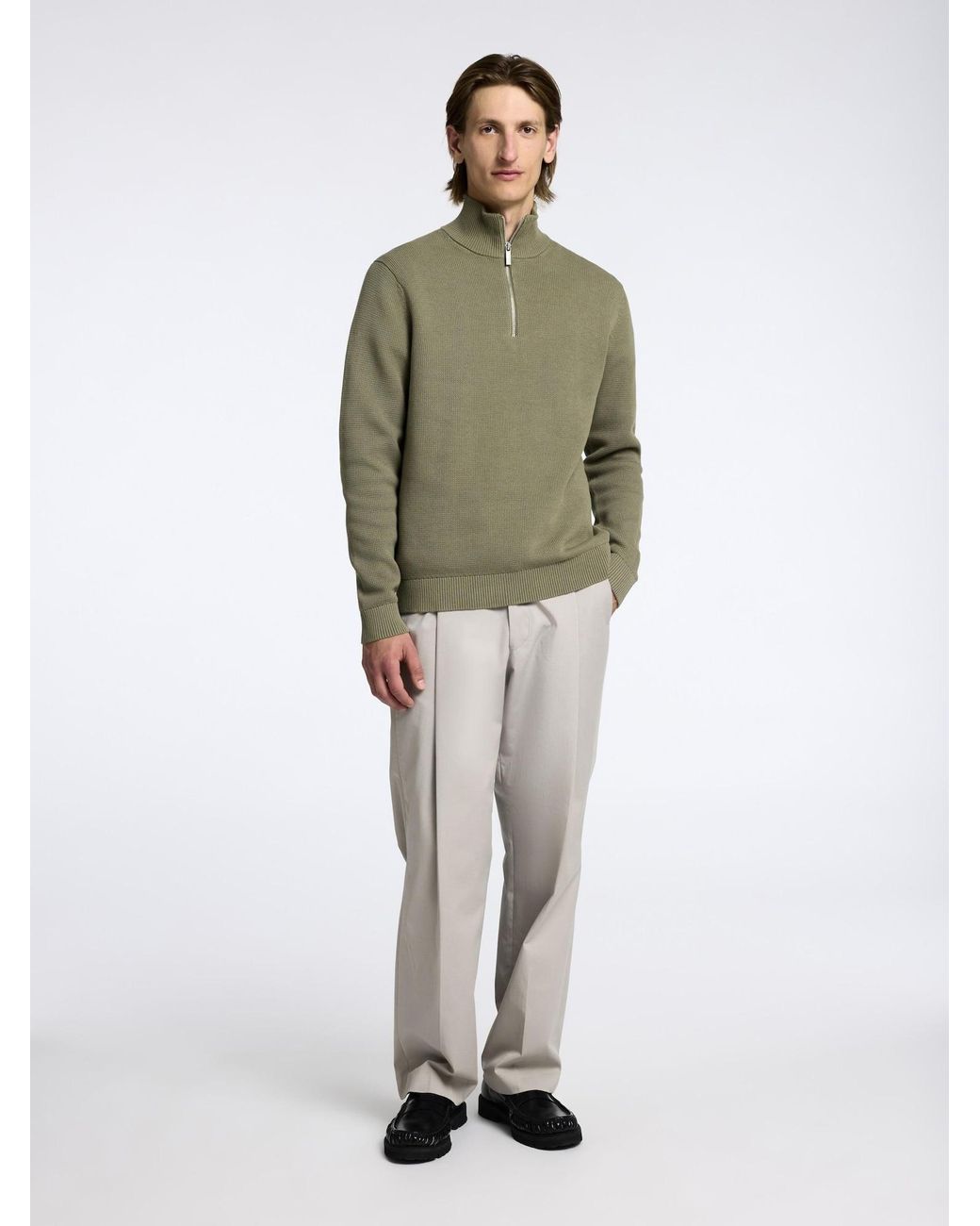 SELECTED Pullover Slhdane in Green für Herren