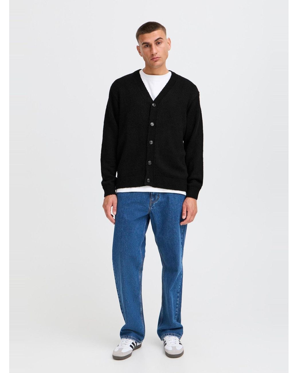 Solid Strickjacke Hamed in Black für Herren