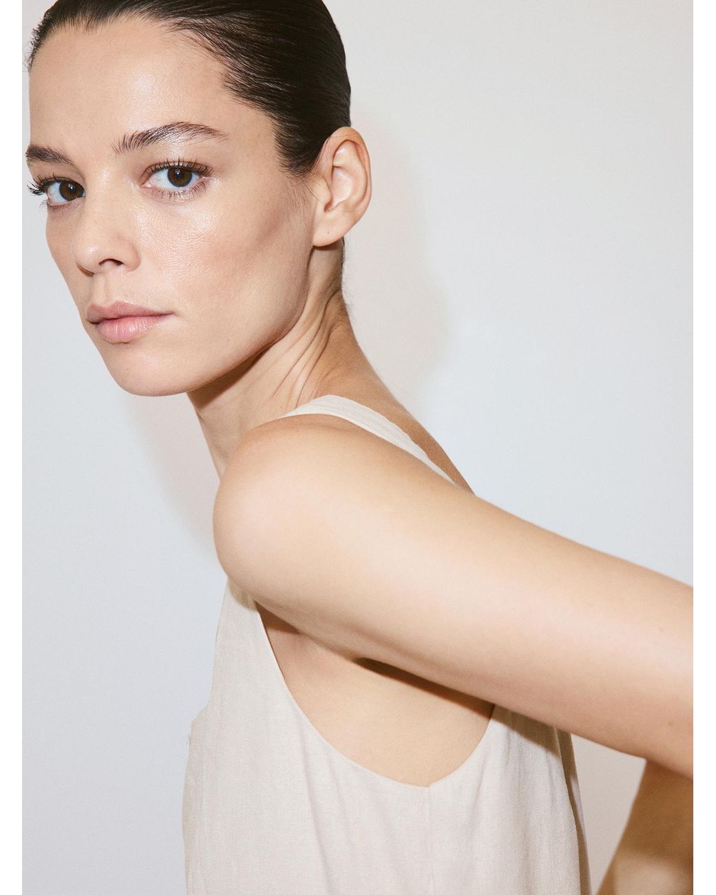 Mango White Jumpsuit
