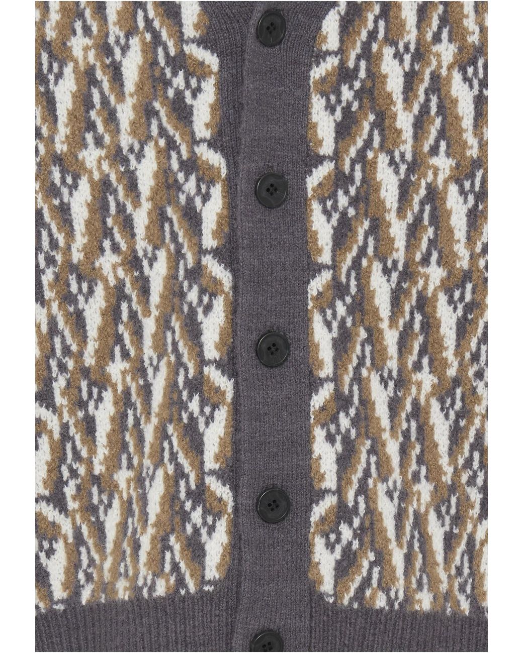 Solid Strickjacke Sdvarian in Gray für Herren