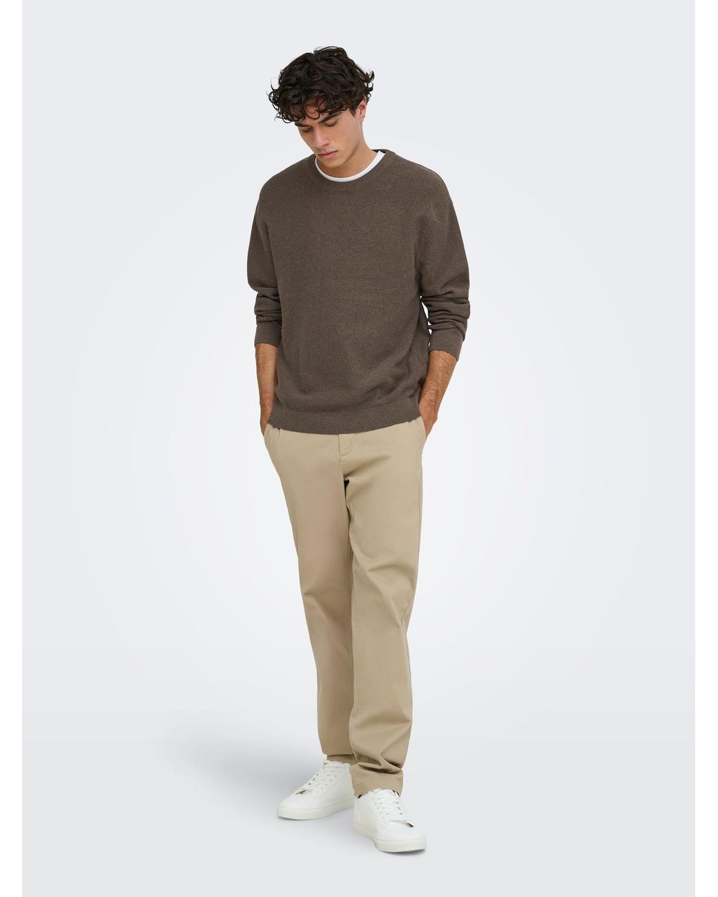 Only & Sons Pullover in Brown für Herren