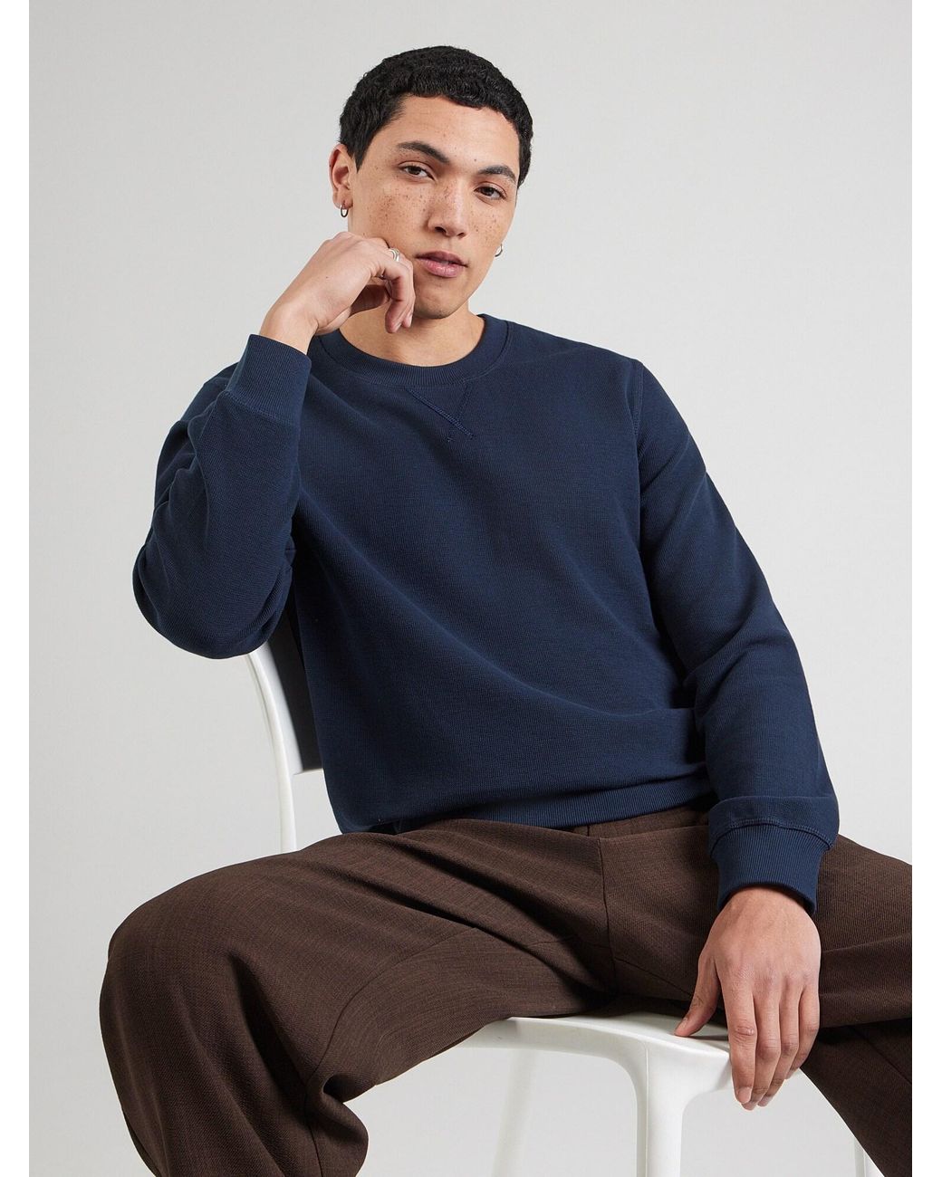 S.oliver Sweatshirt in Blue für Herren