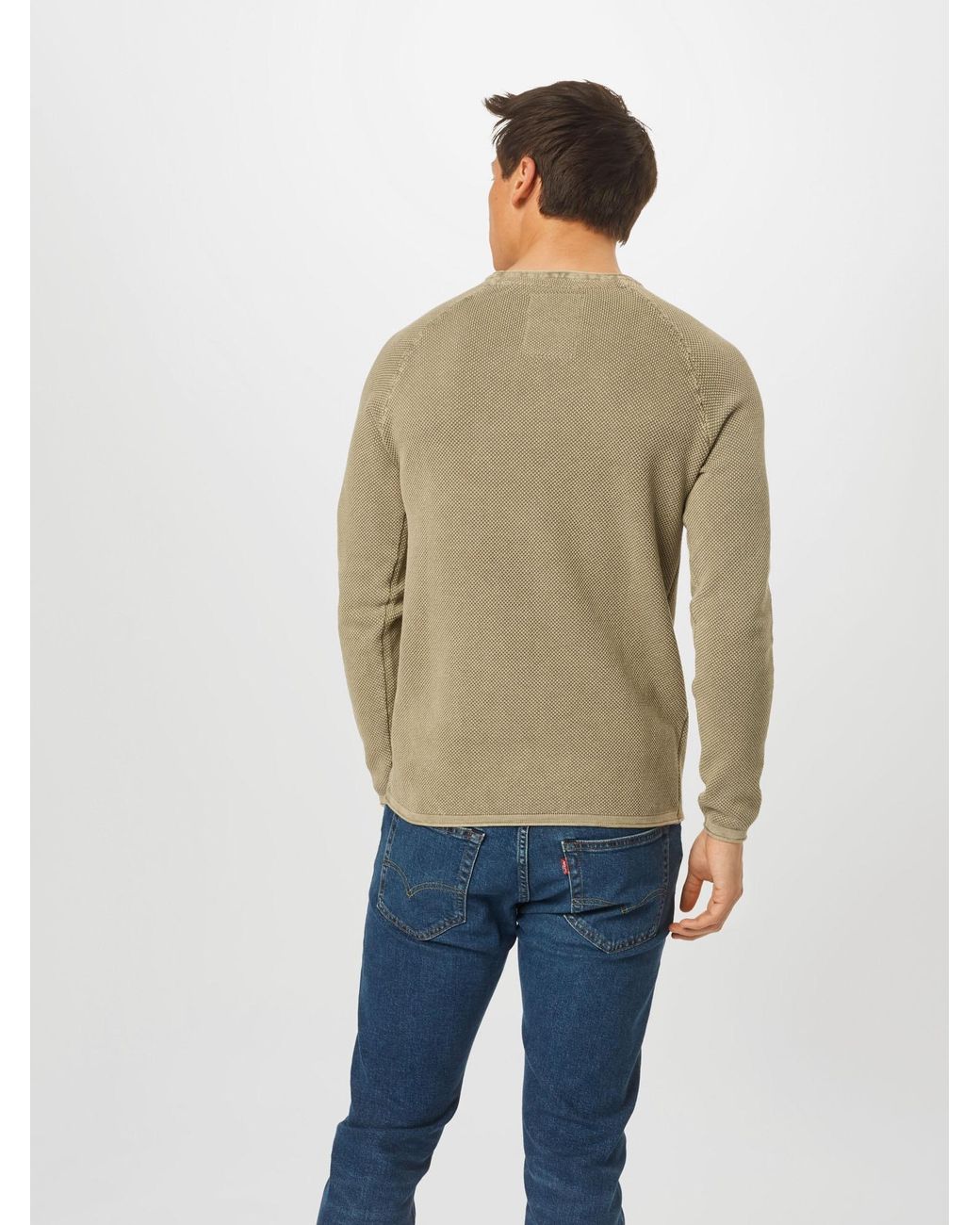Key Largo Pullover Thomas in Natural für Herren