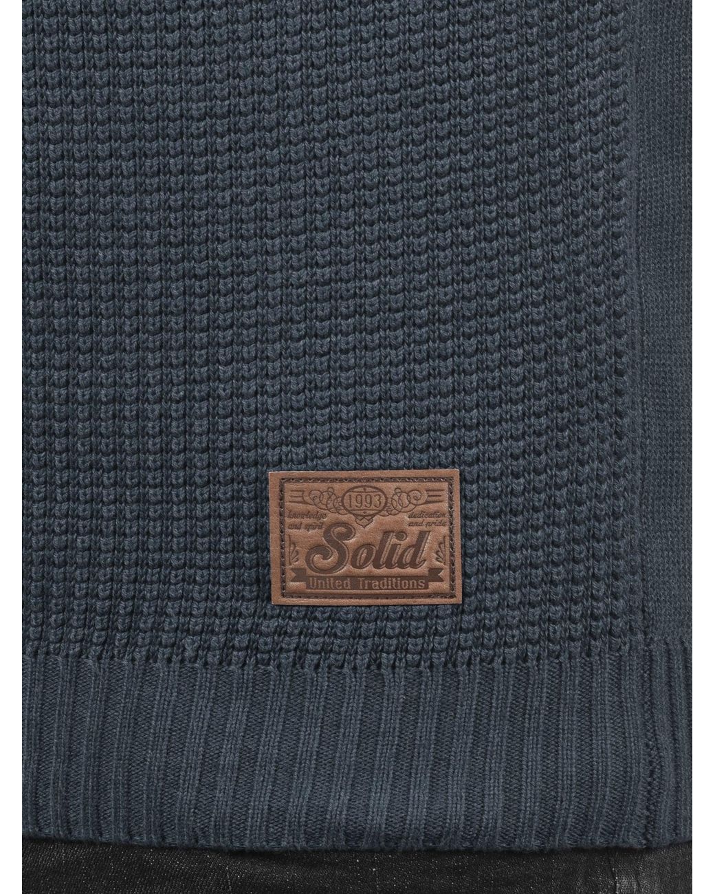 Solid Pullover Tommy in Blue für Herren