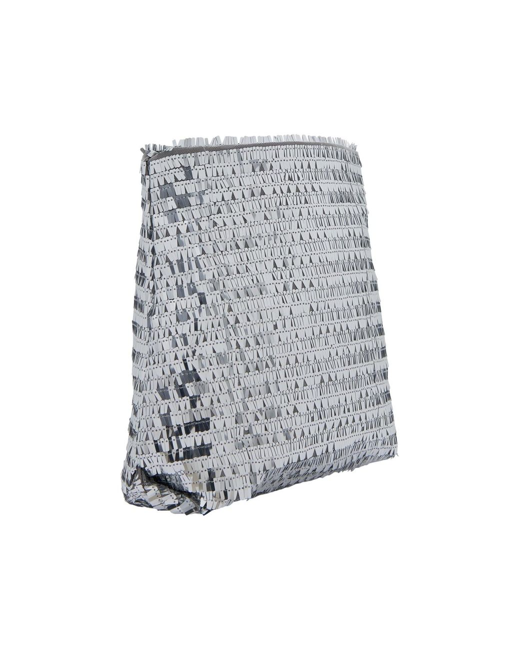 faina Gray Clutch