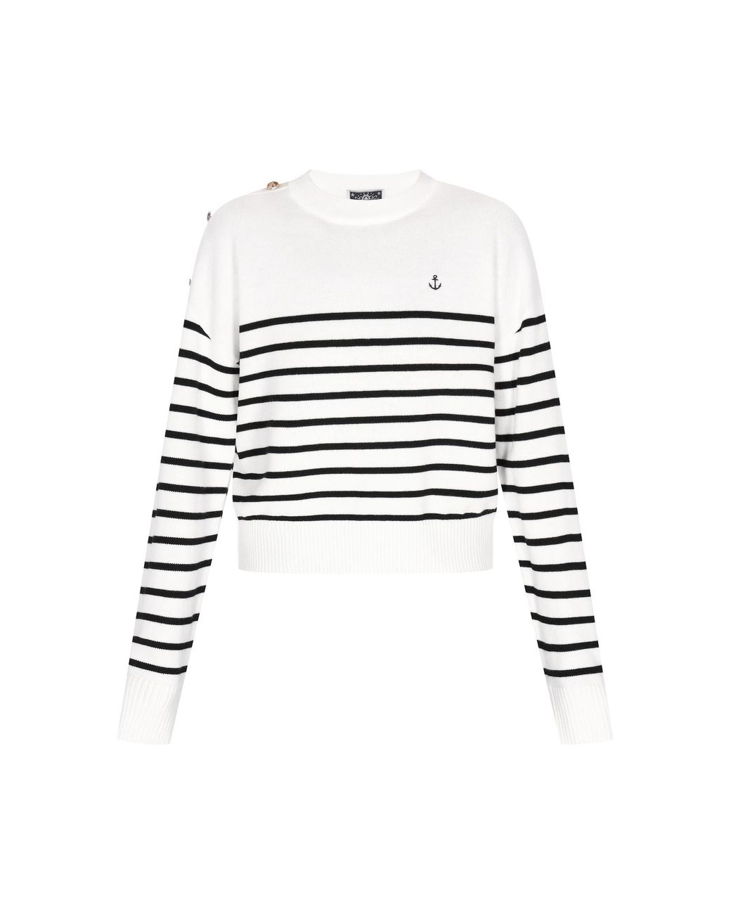 DreiMaster Maritim White Pullover