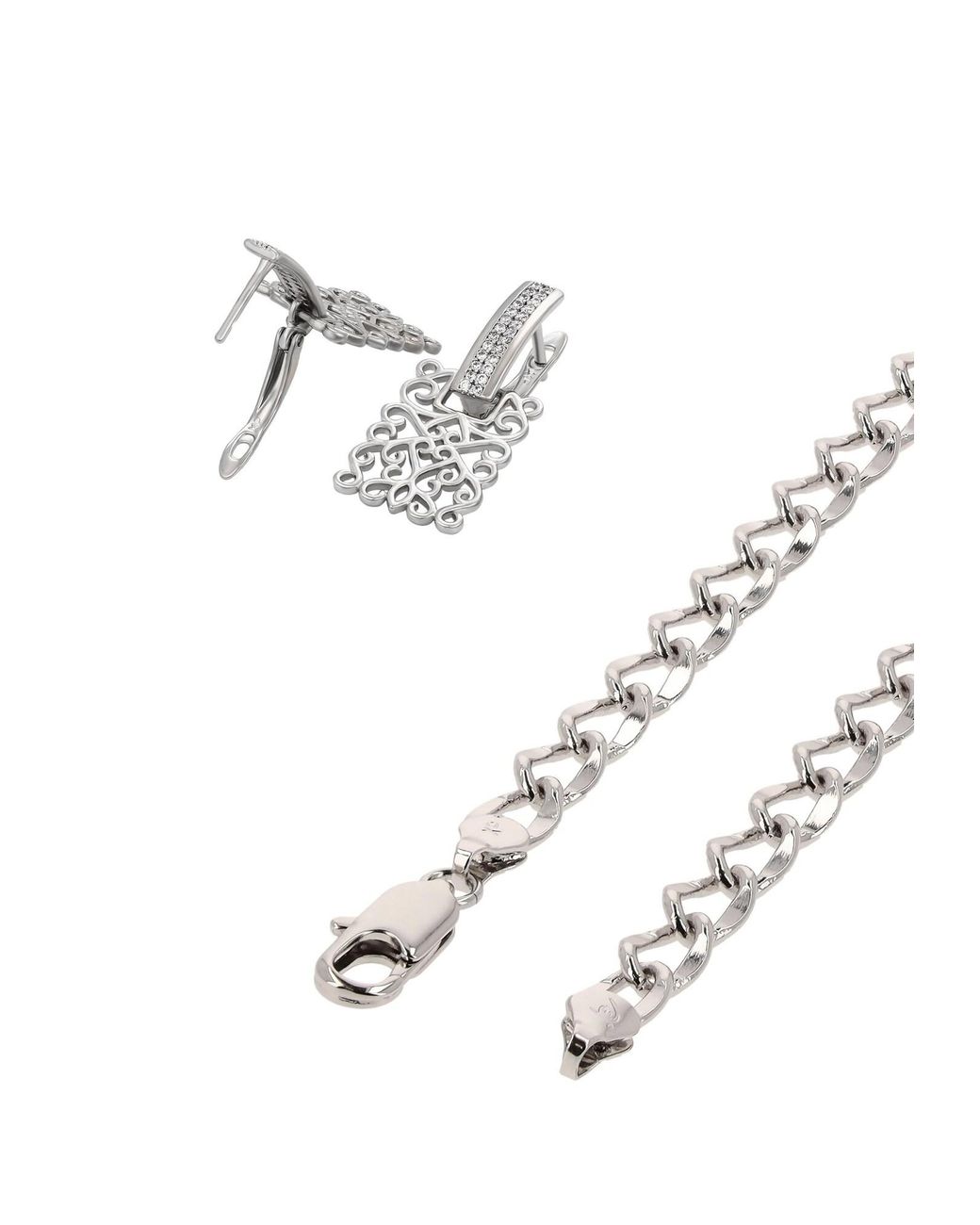 faina White Schmuckset