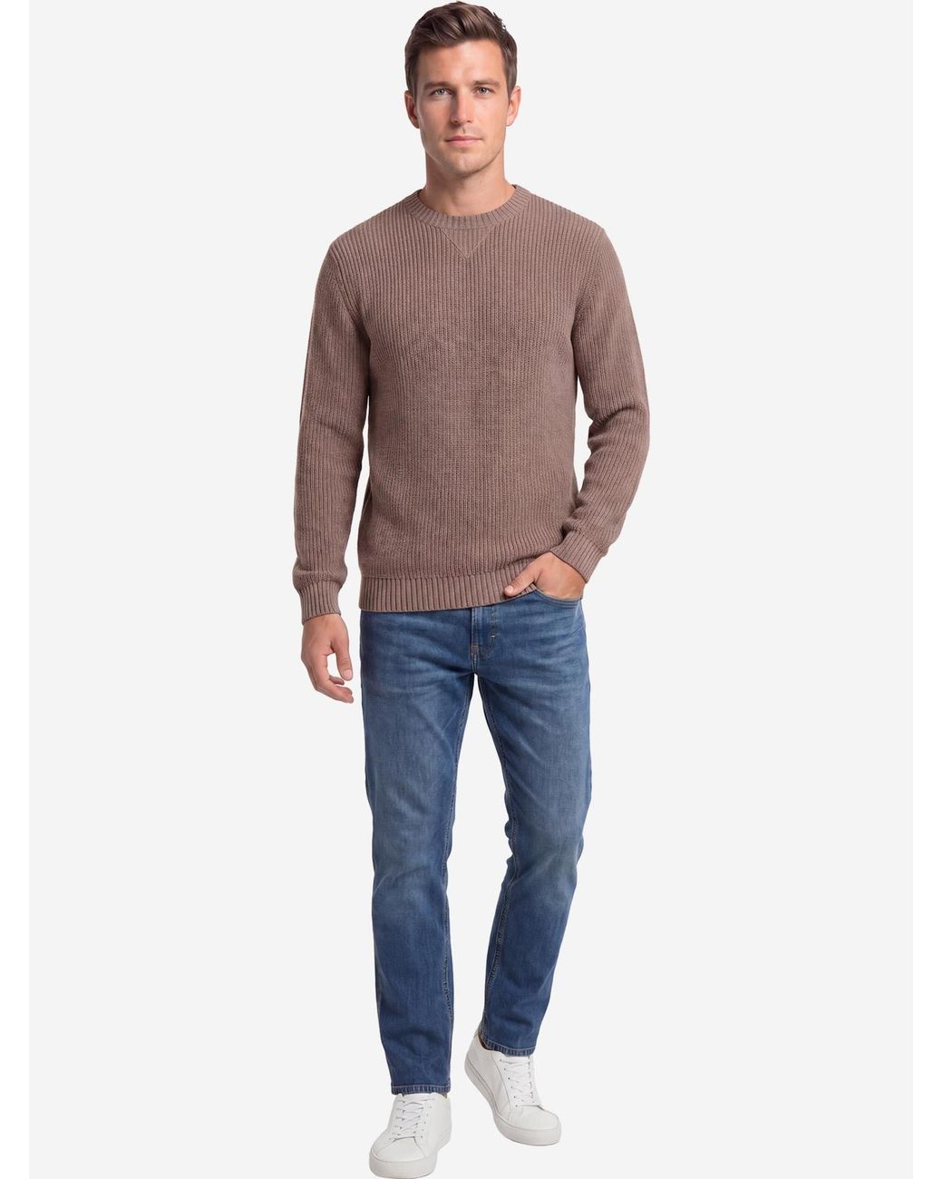 S.oliver Pullover in Natural für Herren