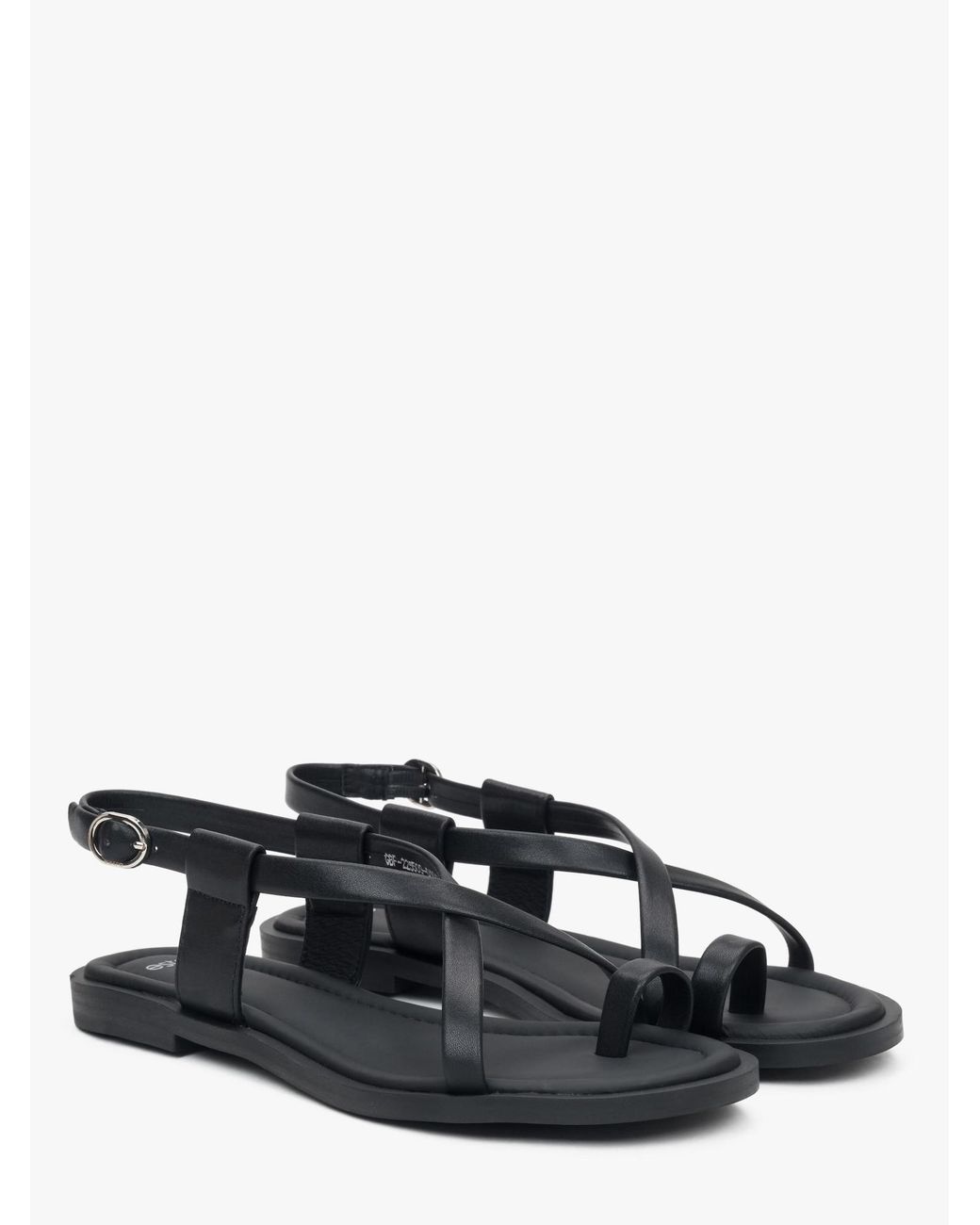 ESTRO Black Sandale 225509-01
