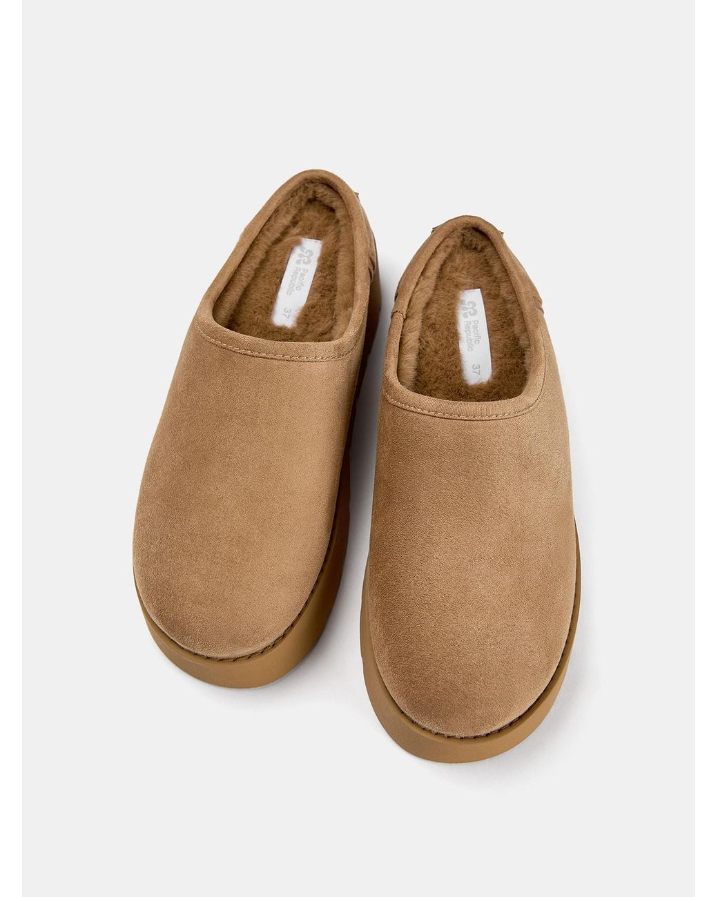 Pull&Bear Brown Clogs