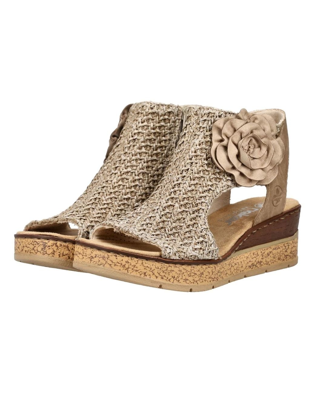 Rieker Natural Sandale
