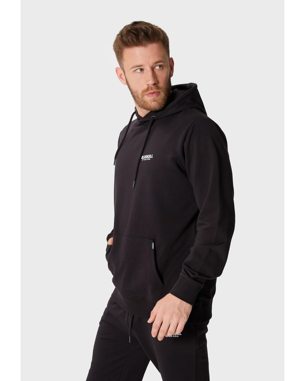 Oldskull Kapuzensweatshirt Basic Osk in Blue für Herren