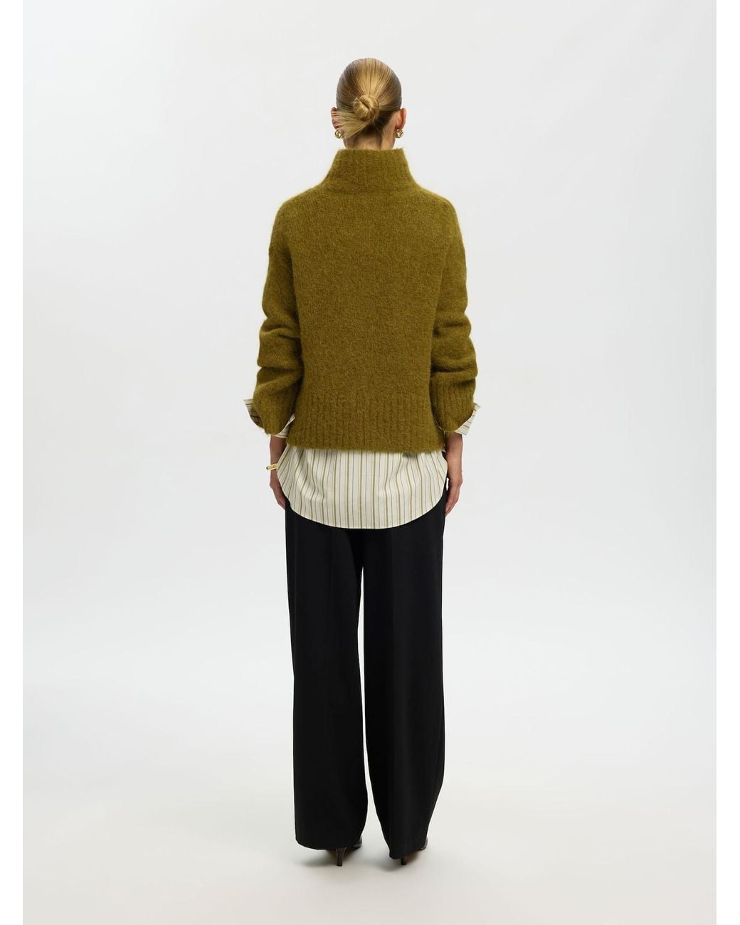 SELECTED Green Pullover Slfgabriella