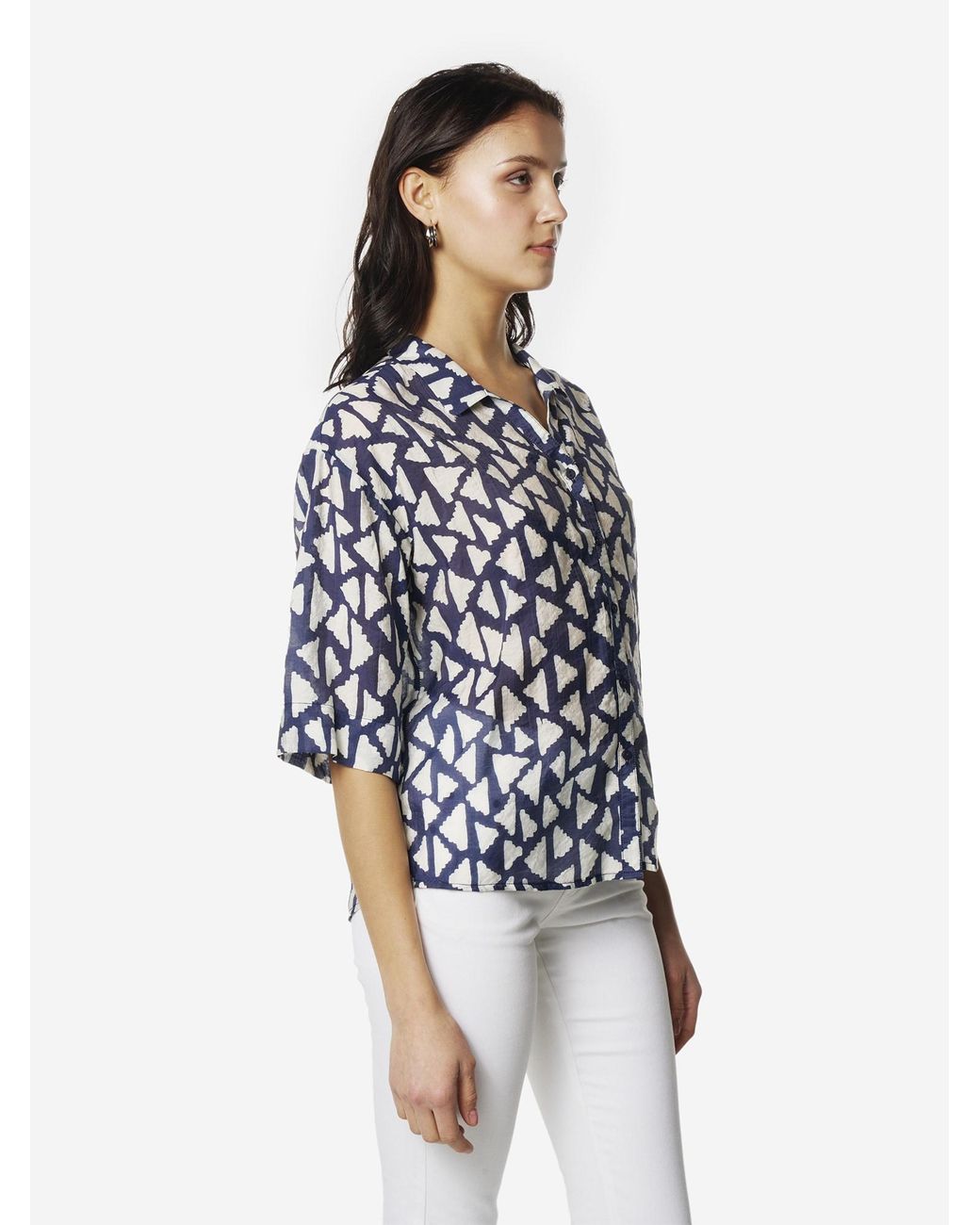 Koröshi Blue Bluse
