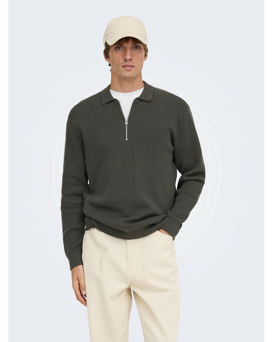 Only & Sons Pullover Onsphil in Green für Herren