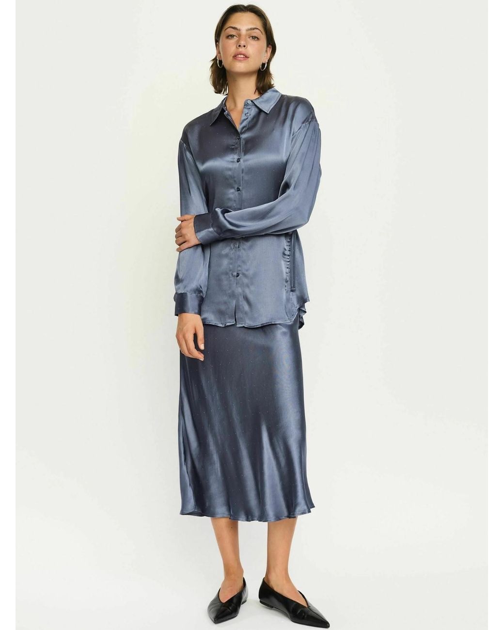 SOFT REBELS Blue Bluse Francesca