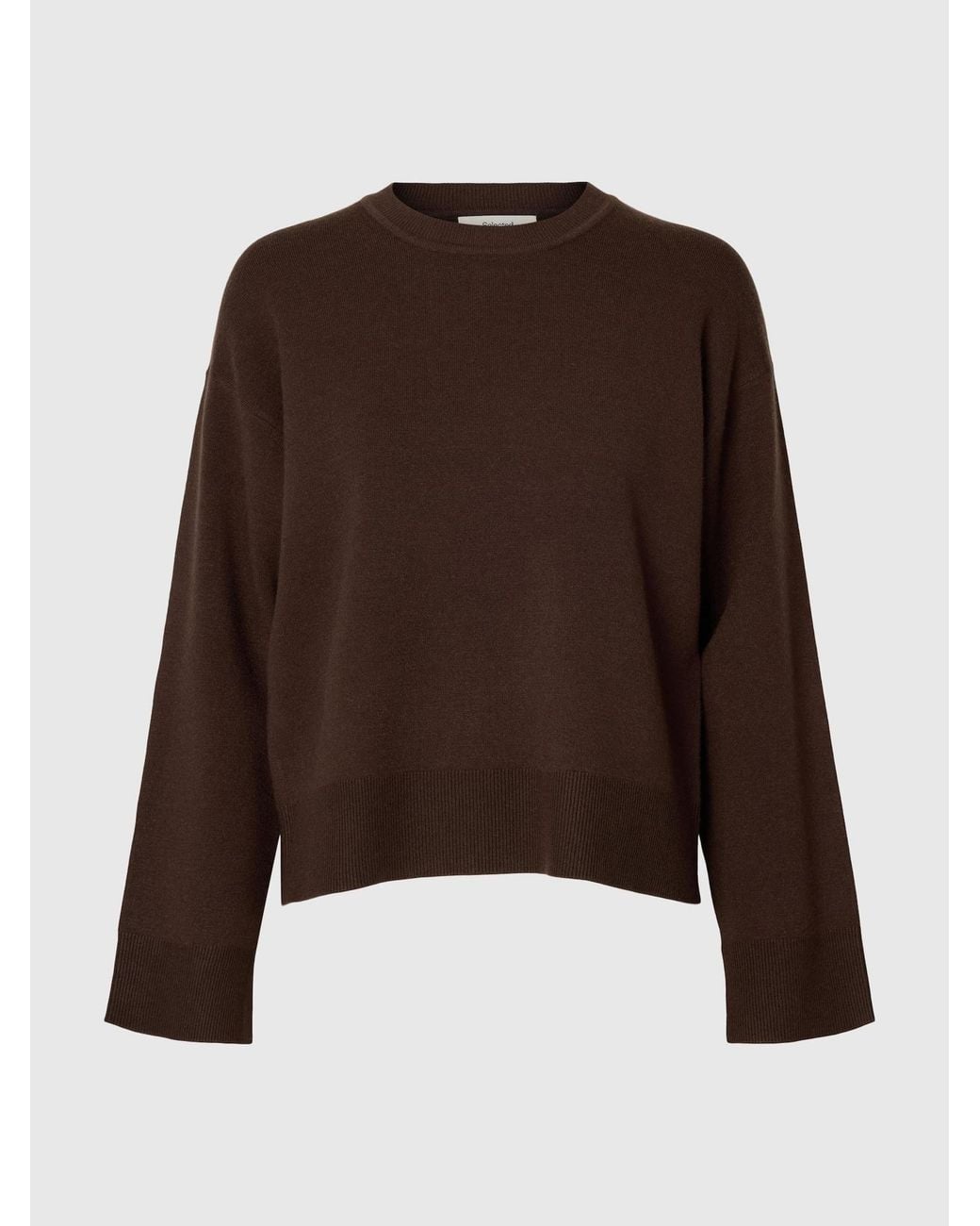 SELECTED Brown Pullover