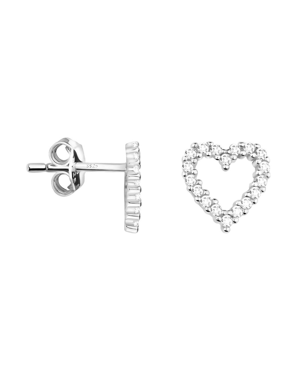 Sofia Milani Metallic Ohrringe Heart