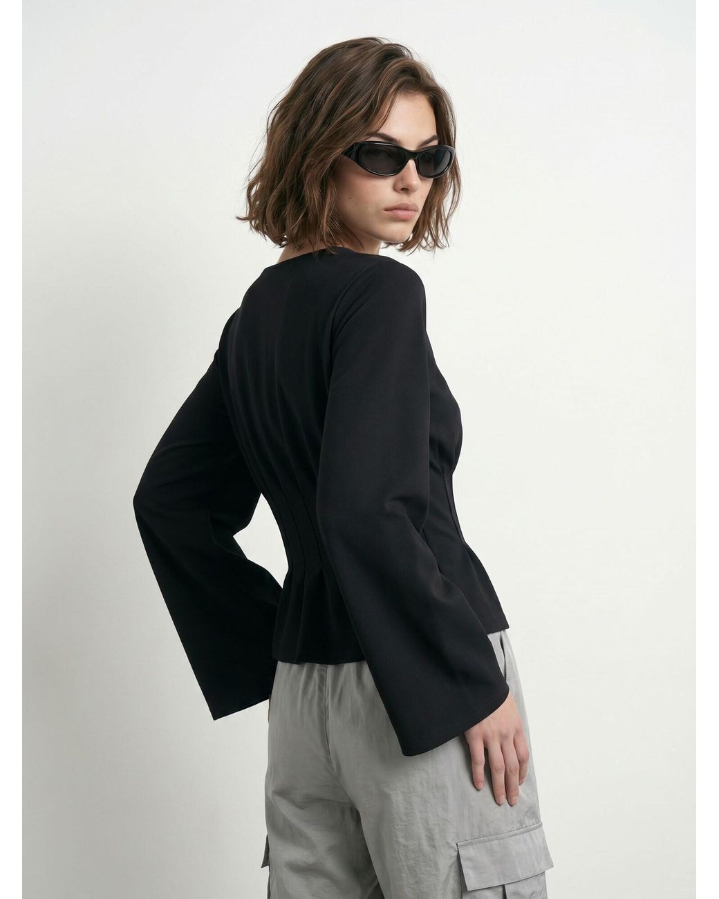 HYPEDROP Black Bluse Oria
