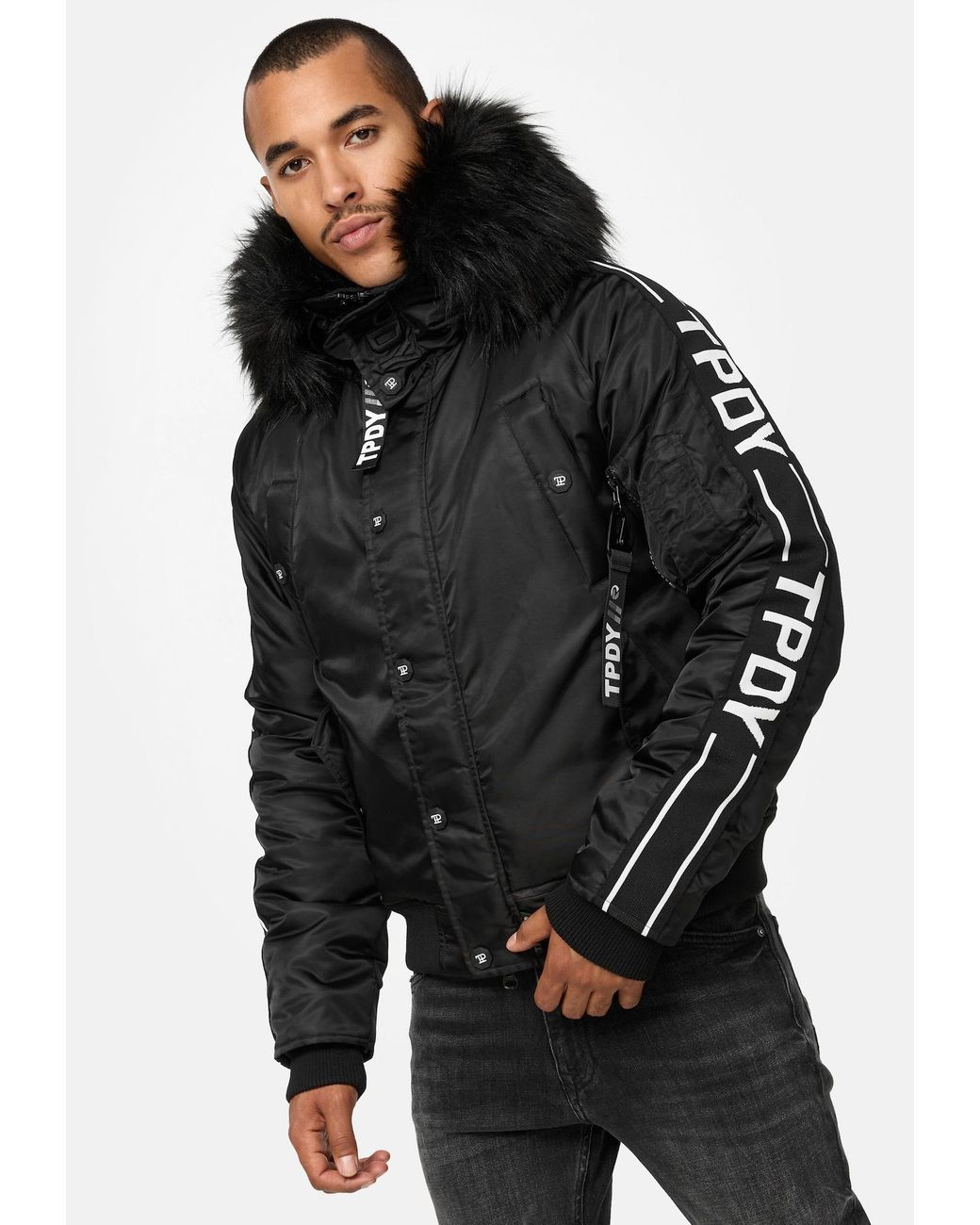 trueprodigy Winterjacke in Black für Herren