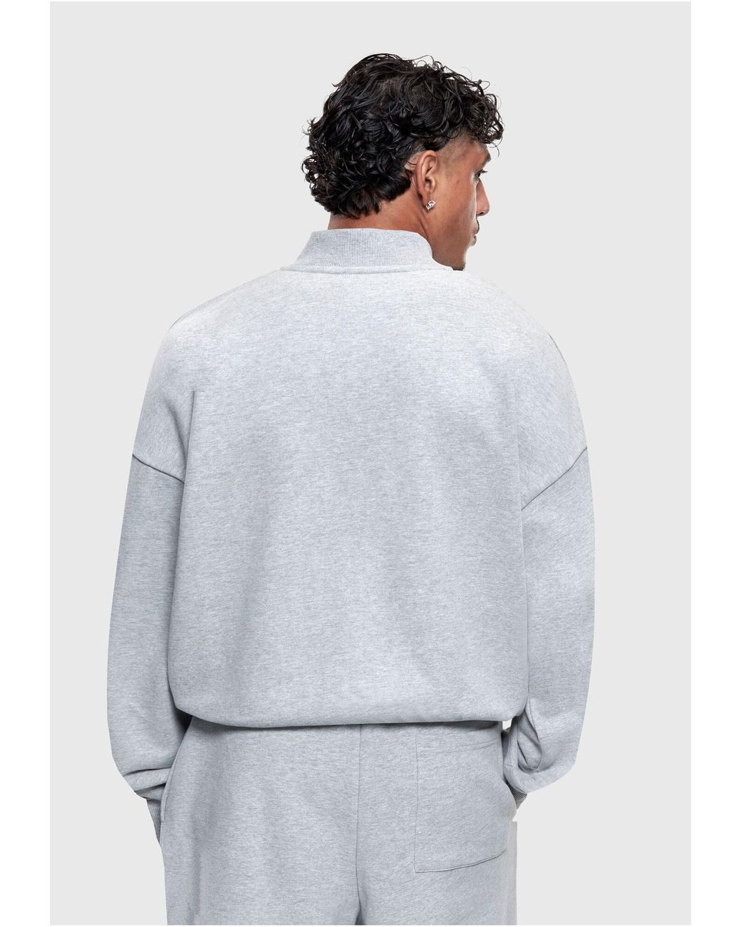 Dropsize Sweatjacke in White für Herren