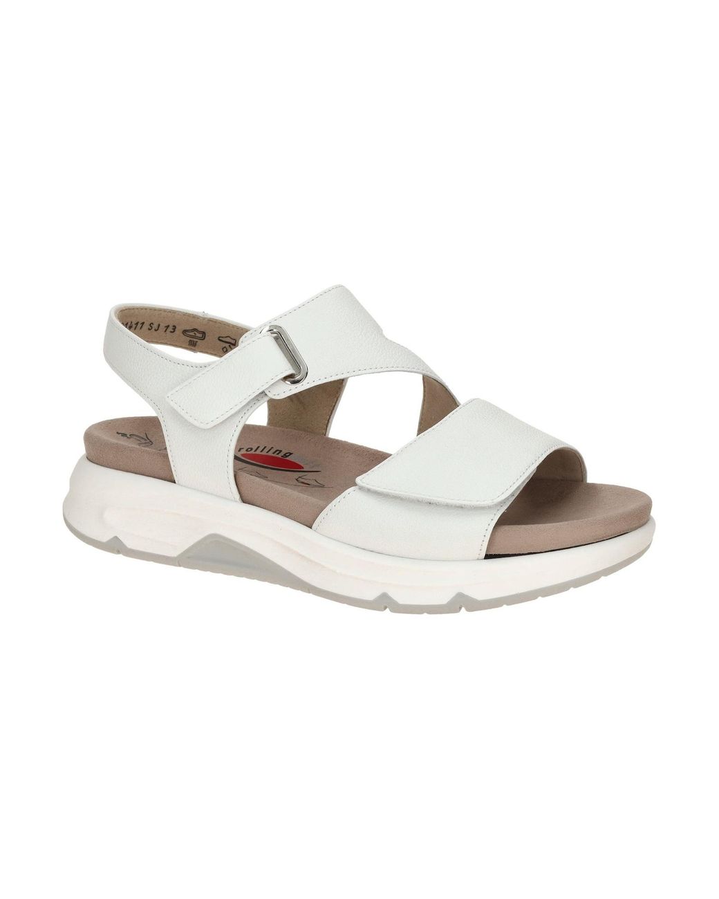 Gabor White Sandale Rollingsoft