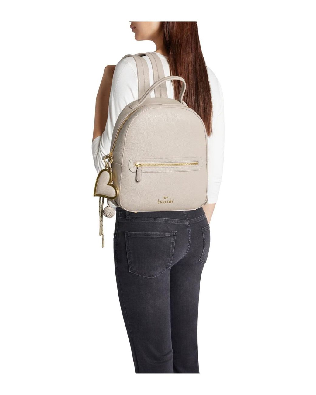 Braccialini Gray Rucksack Beth
