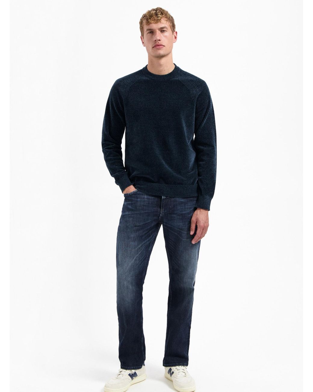 No Excess Pullover in Blue für Herren
