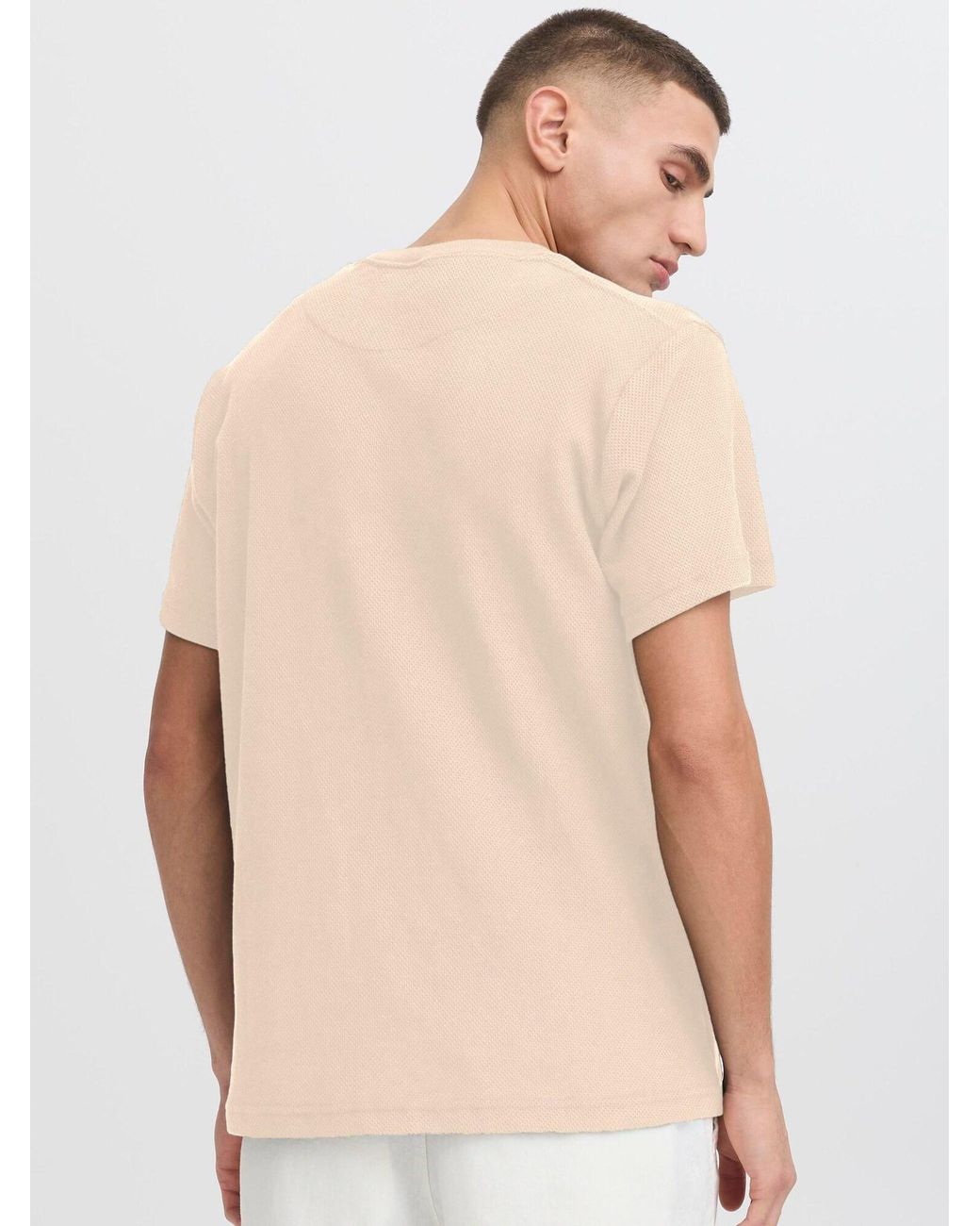 Solid Rundhalsshirt Sdpaul in White für Herren