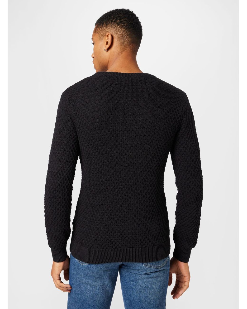 Solid Pullover Clive in Black für Herren