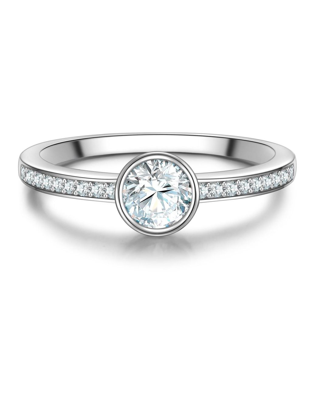 Trilani White Ring