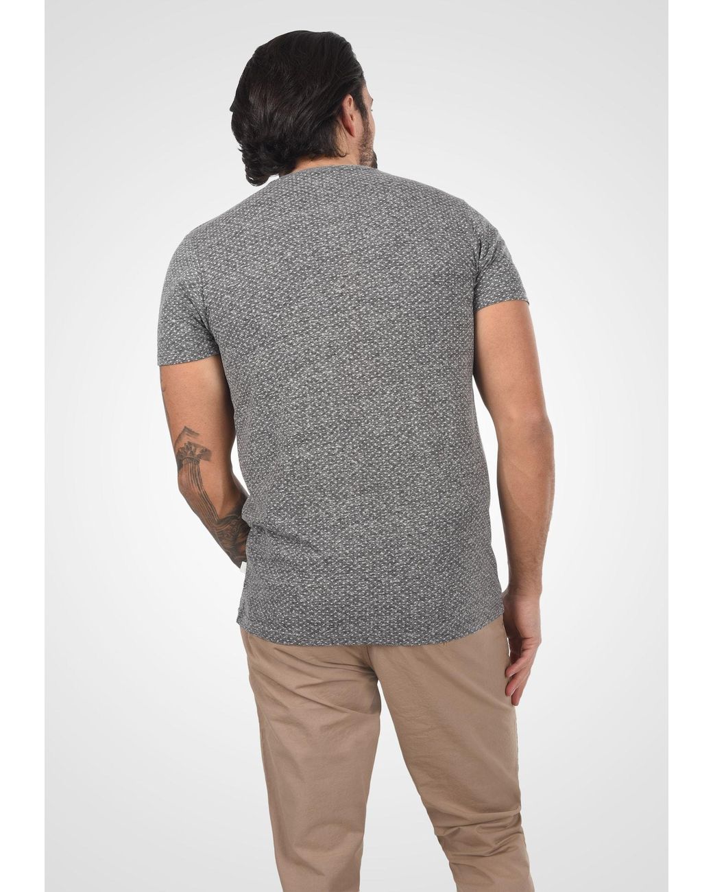 Solid Shirt Alarico in Gray für Herren