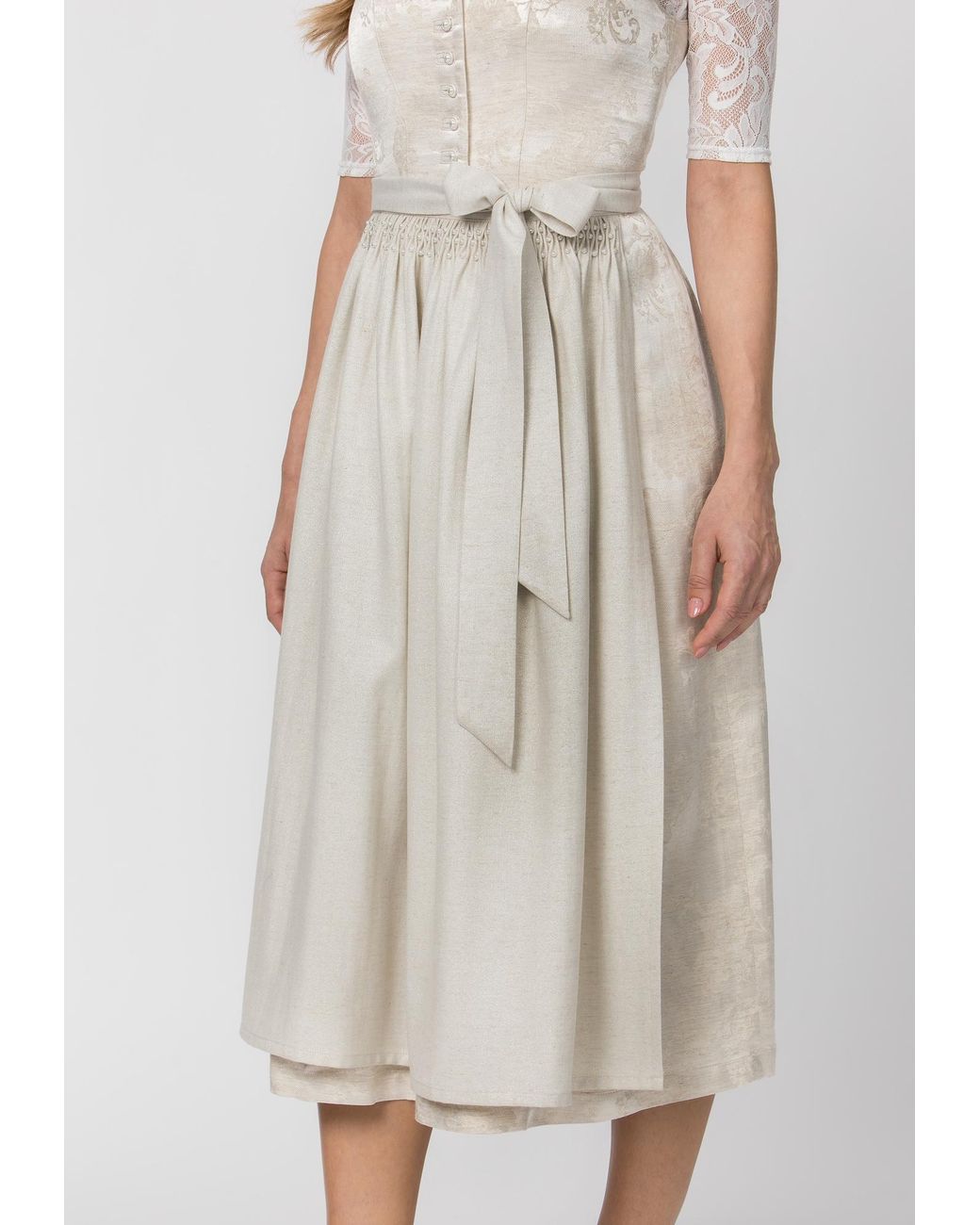 Stockerpoint White Dirndl Roserl
