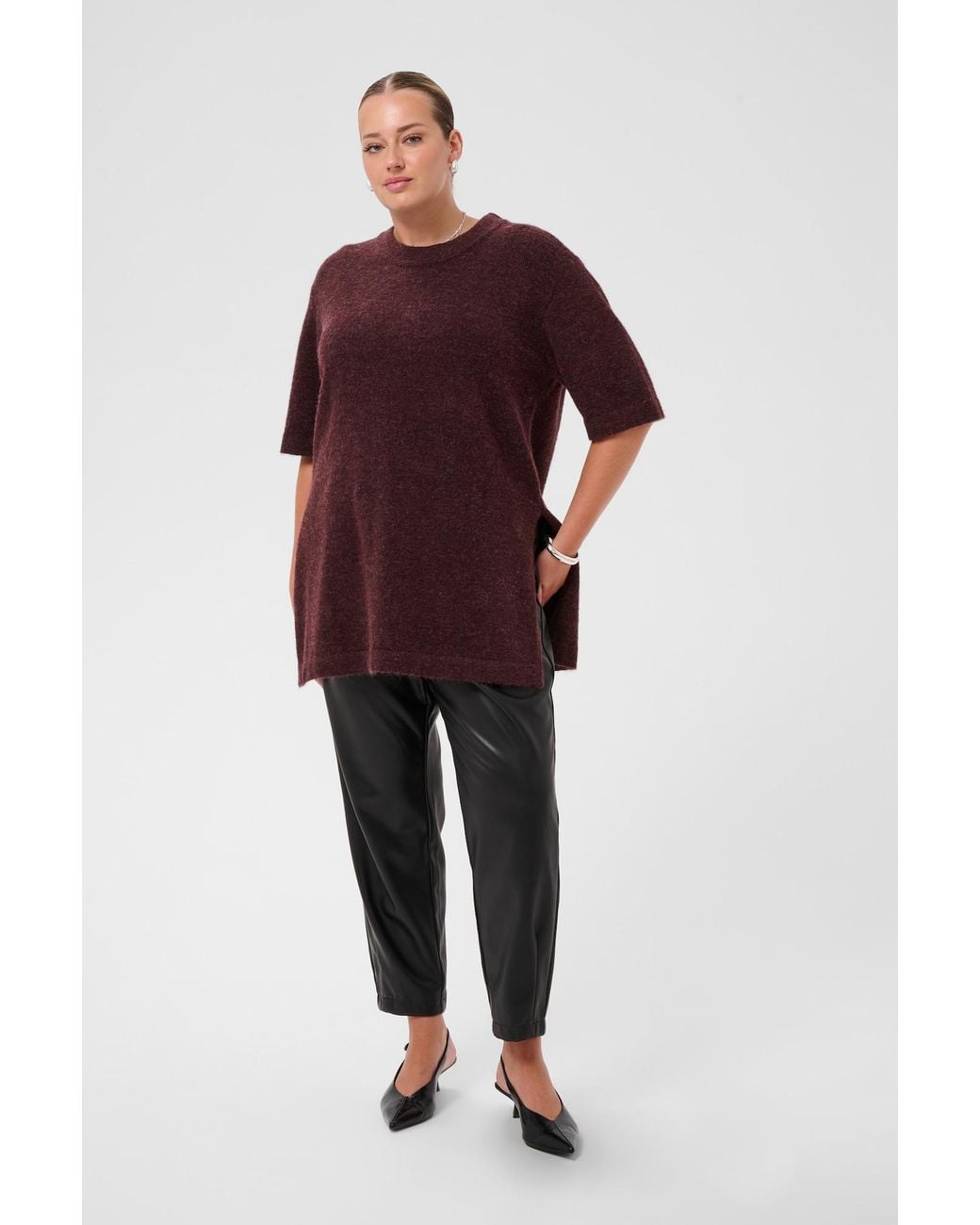 Kaffe Red Pullover
