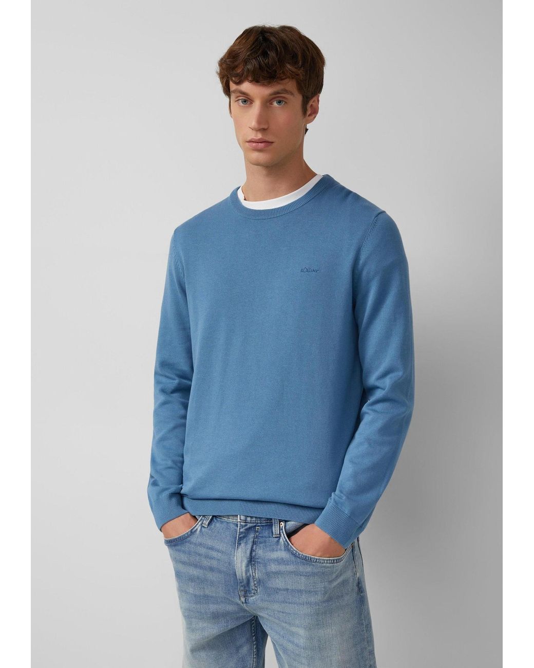 S.oliver Pullover in Blue für Herren