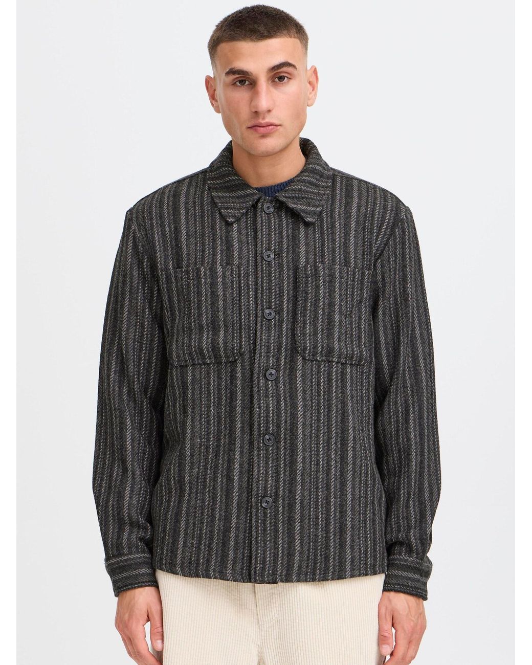 Solid Übergangsjacke Sdrowe in Gray für Herren
