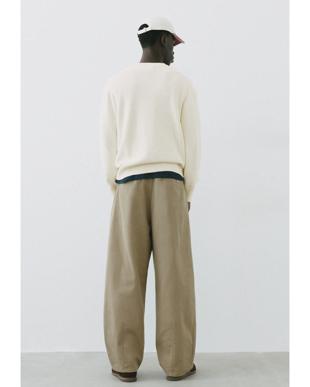 Pull&Bear Pullover in White für Herren