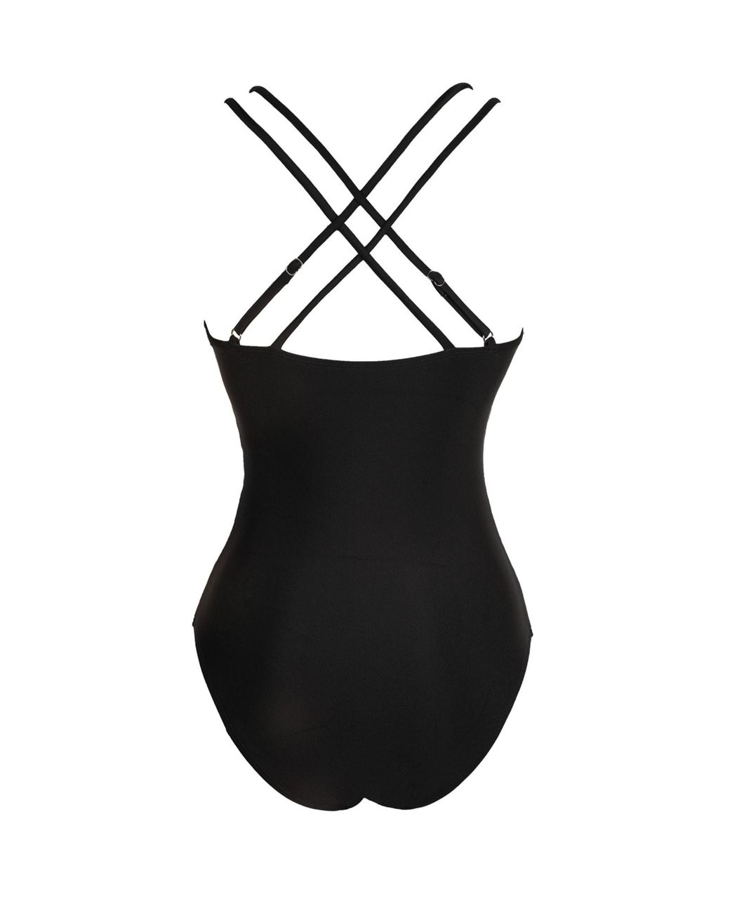 CUPSHE Black Badeanzug